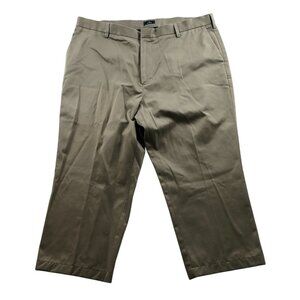 Dockers Mens Pants Size 44x30 Khaki Classic Fit Chino Straight Flat Front Tan